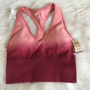 Pink Victoria Secret sport bra